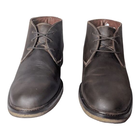 JOHNSTON & MURPHY Copeland Brown Leather Chukka Boot Size 13M - Picture 4 of 7